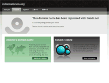 Tablet Screenshot of informaticien.org